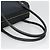 Borsa a mano Salvatore Ferragamo in nylon e pelle nera argento autentica bs27088 Nero - vista 7