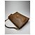 Triomphe Céline Vintage Celine Paris Leder Tasche Braun Golden - Ansicht 10