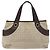Bulgari BVLGARI Logo Mania Handtasche aus Canvas Beige Silber Authentisch BA3600 - Ansicht 2