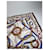 Céline Sciarpa vintage Celine marrone e bianca Multicolore  - vista 7