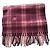 Cachecol Burberry London de lã Tartan Bordô Vermelho Rosa Branco Multicor