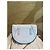 Borsa a tracolla Versace Virtus in pelle nera trapuntata Bianco - vista 3
