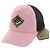 Cappellino da baseball in lana e nylon Burberry rosa e nero L