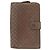 Billetera bifold de cuero Bottega Veneta marrón