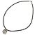 Collar de Péndulo de Cuero Gucci AG925 Plata - vista 2