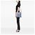 LOEWE Borsa a tracolla in denim Anagram blu - vista 10