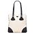 Prada Braune Vitello-besetzte Canvas Canapa Tote Beige