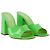 Holly Anja Mules - Paris Texas - Kiwi - Leather - view 2