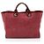 Gabrielle Chanel Canvas Deauville Medium Tote Rot - Ansicht 3