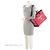 Gabrielle Chanel Canvas Deauville Medium Tote Rot - Ansicht 5