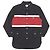 Autre Marque Camisa polo de algodón Levi's negra roja blanca S Negro Blanco