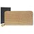 Autre Marque Crocodile Leather Zip Wallet Beige