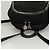 Autre Marque Zaino Falabella Chain in suede nero e argento di Stella MacCartney 364517 Auth BA3253 - vista 6