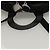 Autre Marque Zaino Falabella Chain in suede nero e argento di Stella MacCartney 364517 Auth BA3253 - vista 7