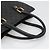 Borsa a mano in tela GG Gucci nera e oro 120895 Auth 130978 Nero D'oro - vista 7