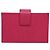 FENDI Card Case Leather Pink Gold Auth SW1004 Golden - view 2