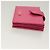 FENDI Card Case Leather Pink Gold Auth SW1004 Golden - view 3