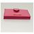 FENDI Card Case Leather Pink Gold Auth SW1004 Golden - view 6