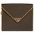 Borsa a Spalla SAINT LAURENT PVC Marrone Oro Auth am8777 D'oro - vista 13