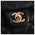CHANEL Borsa a Spalla Chain Pouch in Pelle di Agnello Nera Oro CC Auth 128104SM Nero D'oro - vista 20