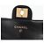 CHANEL Borsa a Spalla Chain Pouch in Pelle di Agnello Nera Oro CC Auth 128104SM Nero D'oro - vista 21