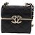 CHANEL Borsa a Spalla Matelassé con Catena in Pelle di Agnello Nera Oro CC Auth 127743SM Nero D'oro - vista 13
