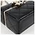 CHANEL Borsa a Spalla Matelassé con Catena in Pelle di Agnello Nera Oro CC Auth 127743SM Nero D'oro - vista 14