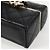 CHANEL Borsa a Spalla Matelassé con Catena in Pelle di Agnello Nera Oro CC Auth 127743SM Nero D'oro - vista 15
