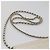 CHANEL Nuova Linea da Viaggio Portafoglio a Catena Nylon Argento CC Auth bs27339 - vista 14
