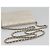 CHANEL Nuova Linea da Viaggio Portafoglio a Catena Nylon Argento CC Auth bs27339 - vista 7