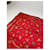 Céline Sciarpa vintage Crline rossa Rosso - vista 4