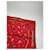 Céline Sciarpa vintage Crline rossa Rosso - vista 6