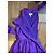 Vestido Milly de seda cuello halter morado Púrpura Morado oscuro - vista 4