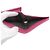 Cartera trifold de cuero rosa Gucci - vista 6