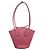 Borsa tote piccola a cesta Bottega Veneta Rosso
