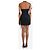 Alexandre Vauthier Schwarzes asymmetrisches trägerloses Minikleid - Größe UK 6 - Ansicht 2