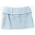 Autre Marque Minifalda Patou con cinturón azul cielo algodón - vista 5