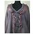Blusa de algodón Elisa Cavaletti púrpura - vista 2