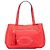Bolso de hombro de ante rojo Anagram Madrid con flecos LOEWE Roja