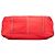 Bolso de hombro de ante rojo Anagram Madrid con flecos LOEWE Roja - vista 3