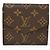 Billetera bi-fold Monogram Louis Vuitton Castaño - vista 3