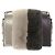 Borsa a spalla in pelle di visone Rocket Petite di Jimmy Choo Marrone Argento - vista 3
