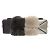 Borsa a spalla in pelle di visone Rocket Petite di Jimmy Choo Marrone Argento - vista 4