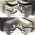 Borsa a spalla in pelle di visone Rocket Petite di Jimmy Choo Marrone Argento - vista 5