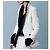 Barbara Bui Smoking Châle Noir Resort 2017 Nero Bianco - vista 2