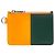 Monedero de cuero con logo de Burberry Naranja