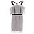 Self portrait Mini-Kleid aus grauem Polyester mit floraler Spitze und schulterfrei von Self-Portrait