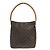 Borsa a Spalla Louis Vuitton Monogram Looping GM M51145 Marrone