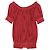 Top rojo recogido Gucci XS Roja - vista 2