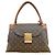 Monogramm Leder Handtasche Louis Vuitton M40580 Braun